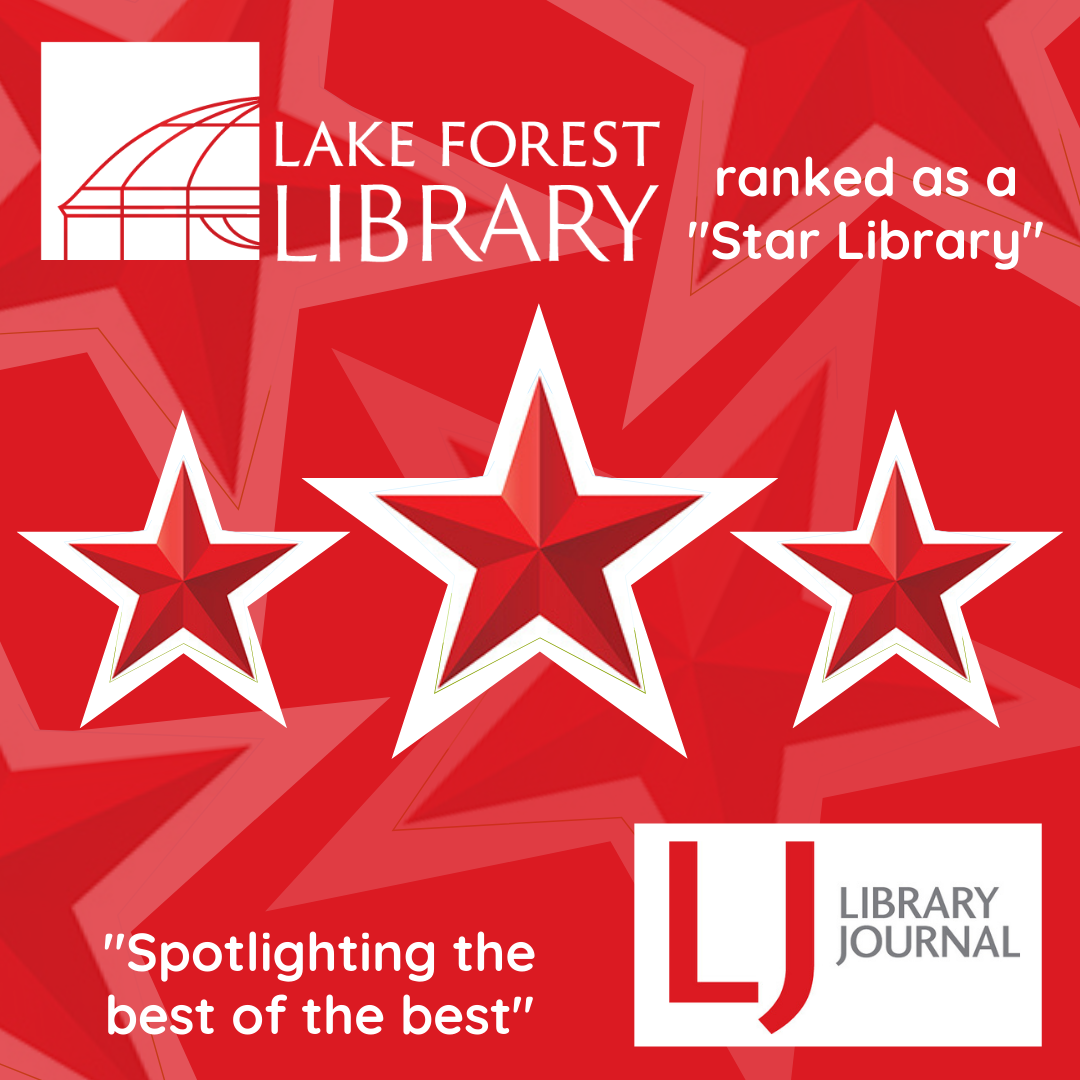 Lake Forest Library named a 3Star Library by Library Journal Lake